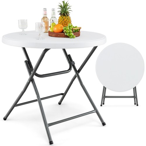 Round folding table cm - 81,