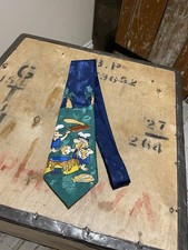 Vintage C&A Flintstones Tie Novelty Tie Cartoon Party Fancy Dress