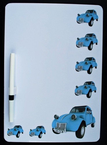 Blue citroen 2cv memo - blue,