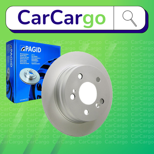 Pagid solid rear brake discs - solid,