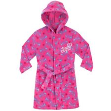 JoJo Siwa Dressing Gown Kids Girls 5 6 7 8 9 10 11 12 13 Years Hooded Pink Blue