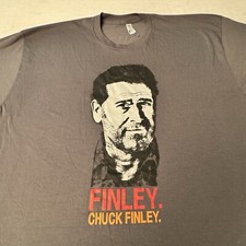 Burn Notice TV Show Comic Con 2010 Promo T Shirt Size XL Chuck Finley RaRE!