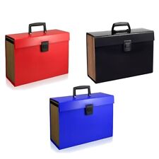 19 or 13 Pocket Expanding A4 Box File Organiser Paper Documents Foolscap Folder 