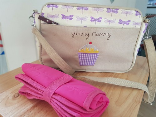 Pink lining yummy - mummy, bow