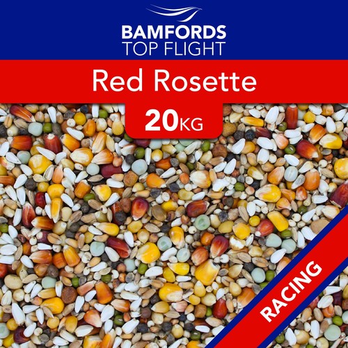 Bamfords red rosette - bamfords,