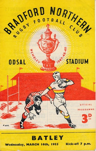 Rugby league programme - league,