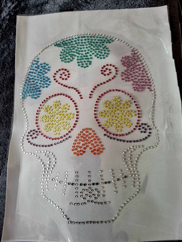 Skull rhinestone diamond - skull,