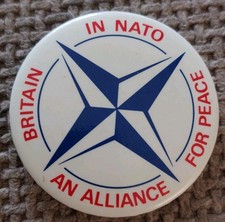 NATO Pin Badge - Britain in
