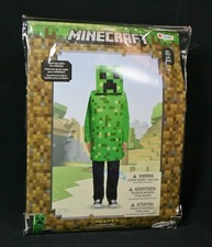 Child’s Disguise Minecraft Creeper Halloween Costume Size Small 4-6