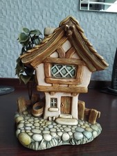 Vintage Pendelfin Cobble Cottage House Hand Painted Stonecraft Made in England