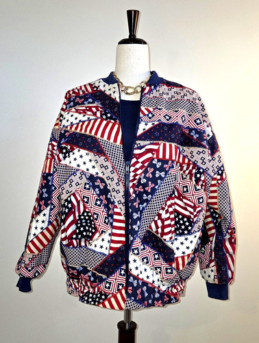 Quilted patchwork bomber - patchwork,
