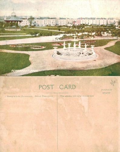 Vintage postcard devonport - vintage,