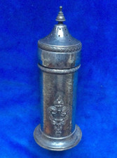 RARE CONNELL SUGAR DREDGER HAMMERED OXIDISED SILVER ON COPPER  ARTS & CRAFTS