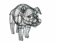 Topiary Pig