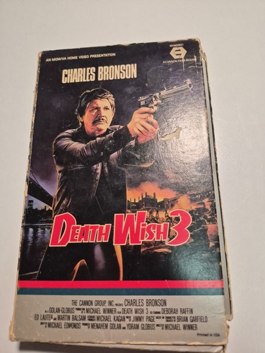 Death wish vhs 1986 - death, 3