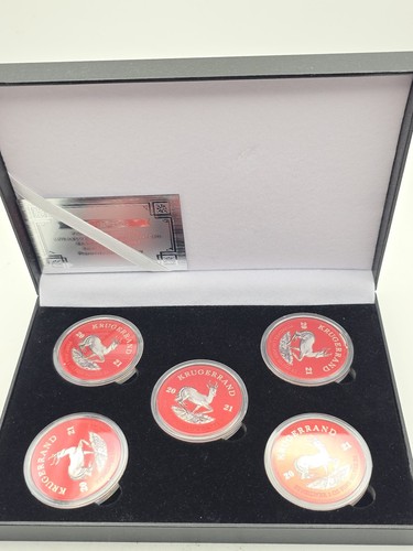Five krugerrand south - five,