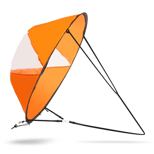 Kayak wind sail easy - sail, setup