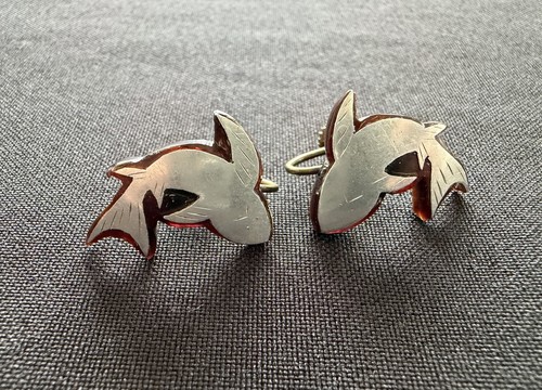 Vintage art deco earrings - art,