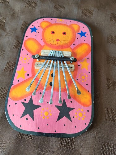 Hand made painted teddy - made,
