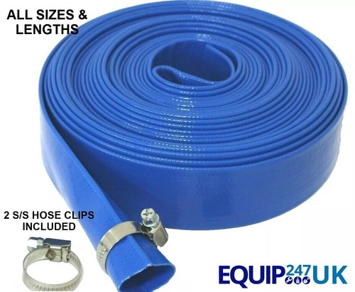 Blue pvc layflat hose - pvc, 2