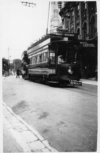 Postcard bournemouth tram - postcard,