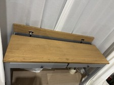 Oak And Grey Effect Home Office Desk Wood