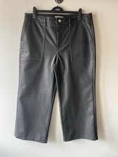 Women black faux - m&s,