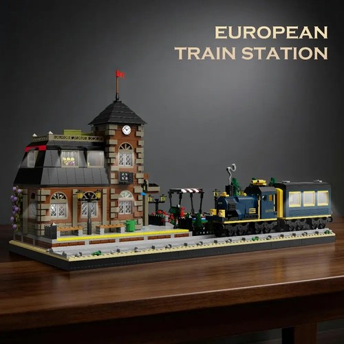 European train station modular - european,
