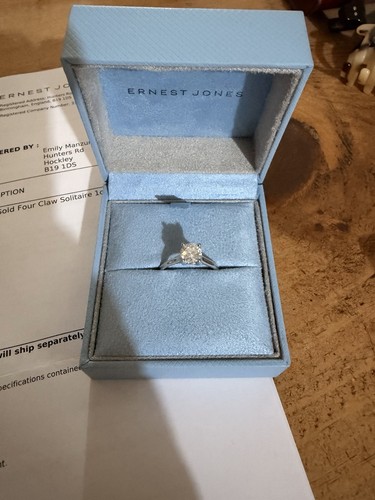 14ct white gold claw - gold,