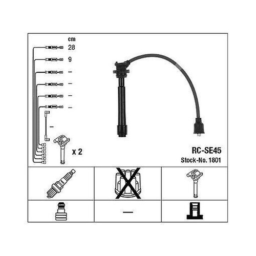 Ignition cable kit - kit, 1801