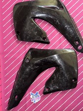 POLISPORT RADIATOR SCOOPS SHROUDS BLACK HONDA CR 125/250 2000-2001 CLEARANCE