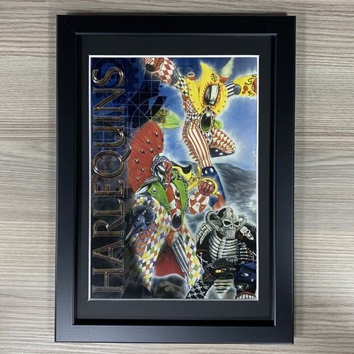 Harlequins framed art - harlequins,
