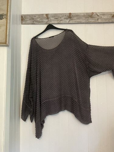 Grizas silk cotton sheer tunic - grizas,