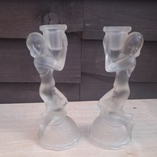 A Pair Of Art Deco Frosted