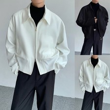 Mens Casual Zipper Flying