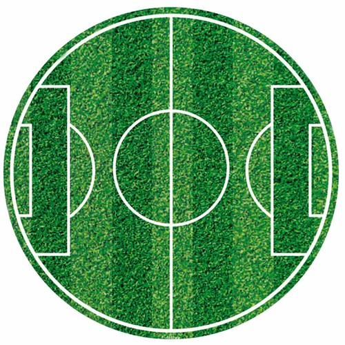 Football field round - football,