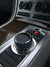 Jaguar XF XE XJ Rotary Gear Selector Topper (black)