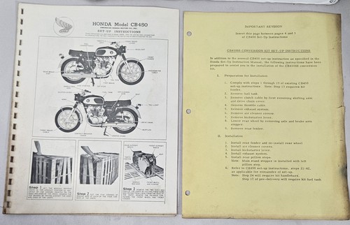 Rare 1960 honda cb 450 - 1960's,