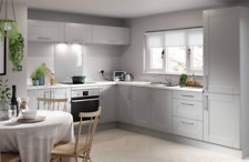 Wren - Shaker classic, fossil grey matte, kitchen cabinet doors (7 doors avail)