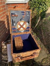 Vintage Wicker Picnic Hamper