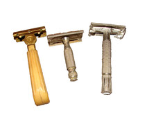 (3) Vintage Safety Razors