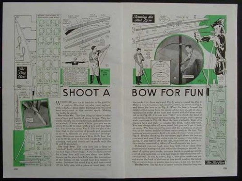 Flat bow long - flat, &