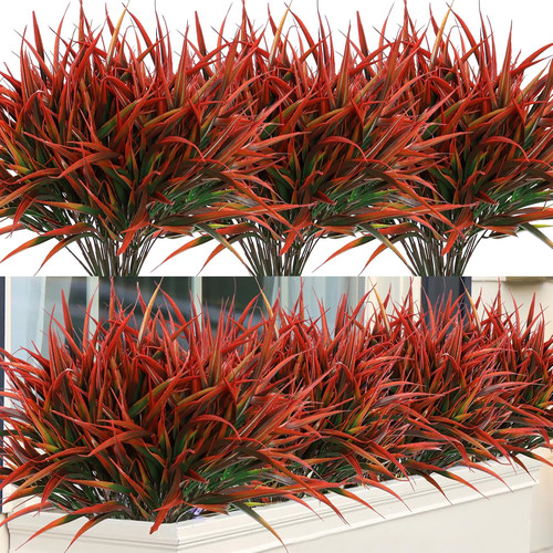 8pcs artificial grass plants - grass,
