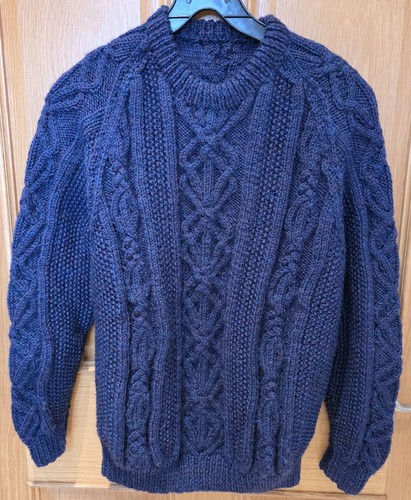 Ladies hand knitted - hand, arran