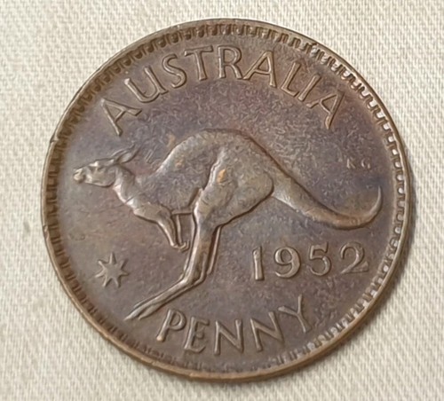 1952 australian penny king - -,