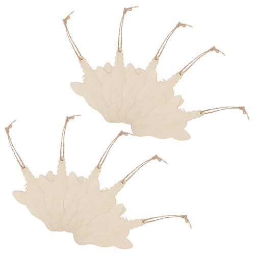 10pcs party wooden unicorn - 10pcs,