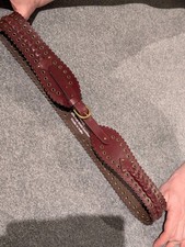 Joe Browns Belt L Womens Full Grain Leather Waist Reddish-Brown 39-42" RRP £48