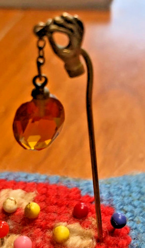 Antique victorian hat pin - antique,