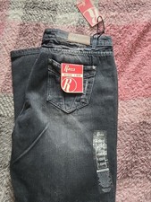 Ricci Jeans Black with Faded
