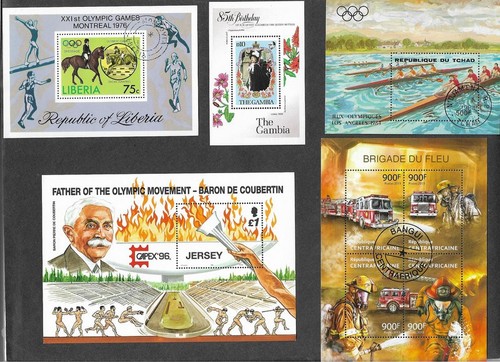 World thematic stamps - world,
